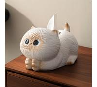Portafazzoletti a Forma di Gatto Decorativo Oggettistica da Tavolo per