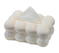 Portafazzoletti Organizzatore Di Fazzoletti Marshmallow Scatola per Fazzoletti a Bolle D'aria Creativa Distributore Di Fazzoletti Portafazzoletti Rettangolare per Auto Bagno Tavolo (A)