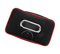 Portafazzoletti per Auto Clip Parasole, Supporto Occhiali in PU | Distributore per Tessuti, Accessorio Interno Moderno, Facile Presa Durante la Guida, Stile Elegante per Abitacolo