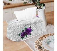 Portafazzoletti Scatola Dispenser Salviette Contenitore Tessuto Del Vintage