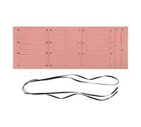 Portafermagli per fiocchi, organizer con gancio per forcine a grande capacità, design in feltro a 3 livelli per fermagli e fasce per capelli ragazza, accessorio decorativo rosa