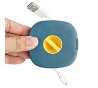 Portafili e Supporto Telefono 2 in 1 - Organizer caricabatterie, Avvolgicavo e Contenitore Fili, Multiuso per Laptop, USB, Orecchini, Ufficio, Casa, Borsa e Viaggio | per Organizzaz