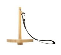 Portafilo portatile con cinturino da polso, supporto per gomitolo - Filatore porta filati in legno portatile per uncinetto | Dispenser di filato, dispenser di legno per uncinetto di filato antiscivolo