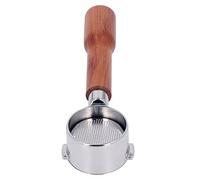 Portafilter 51 mm Manico di caffè senza fondo in acciaio inossidabile 2 orecchie Portafilter staccabile Compatibile con Eco310 e la maggior parte dei produttori di caffè italiani (Stile 1)