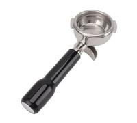 Portafilter da 58 mm in acciaio inossidabile 2 orecchie Portafilter del supporto per filtro staccabile per parte di sostituzione della macchina da caffè Nuova (Noir)