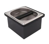 Portafilter Knock Box con Contenitore per Bocconcino da Caffè in Acciaio Inossidabile per Bar e Caffetterie