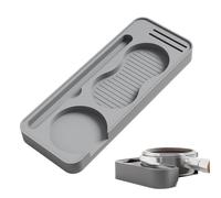 Portafilter Rest Pad - Flexible Rubber Workstation Guard, Anti Scratch Bench Cover, Compact baristaa Tool, Durable Kitchen Brewing Gear | Professional Café Accessory For Office