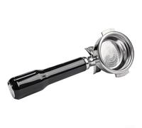 Portafiltro a doppio beccuccio in acciaio inox da 58 mm, compatibile con macchine da caffè E61 Group Head tra cui Rocket Giotto Evoluzione