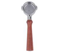 Portafiltro, cestello filtrante in acciaio inossidabile da 51 mm Portafiltro rimovibile senza fondo con due maniglie per le orecchie per ECO310 e la maggior parte delle macchine (F. Jacoranda)