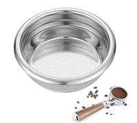 Portafiltro da 58 mm, filtro per caffè espresso, filtro senza pressione, 2 tazze in acciaio inox, compatibile con E61, portafiltro da 58 mm, doppio espresso 18-20 G