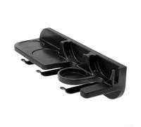 Portafiltro da parete per caffè, in materiale ABS, per organizzare il portafiltro e gli utensili da caffè, con design salvaspazio, per la cucina di casa o lo spazio di lavoro, nero (58 cm)