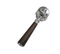 Portafiltro For Caffè A Doppio Beccuccio Da 51 Mm 2 Parti Di Ricambio For Orecchie Con Cestello Filtrante, Compatibile For Delonghi ECP3420/EC155/BCO430/EC260 Barista(51mm 2nails Black)