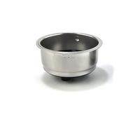Portafiltro for caffè espresso in lega di alluminio con fondo da 51 mm, compatibile Homix Gypas Sachi Nikai Oster Phico Cecotec Hibrew(2 cups basket)