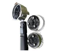 Portafiltro for caffè espresso in lega di alluminio con fondo da 51 mm, compatibile Homix Gypas Sachi Nikai Oster Phico Cecotec Hibrew(With basket 2pcs)