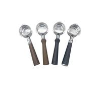 Portafiltro for caffè senza fondo da 51 mm, compatibile con macchina for caffè espresso HiBREW H10B/H11/H8A/H5, filtro for 2 tazze incluso.(Black rosewood)