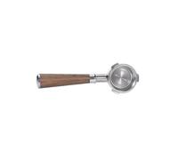 Portafiltro for caffè senza fondo da 58 mm a 3 orecchie con 2 cestelli (18 g), compatibile con macchine da caffè Hibrew, h7/Hibrew h7a/Hibrew h10a, strumenti for baristi(Black)