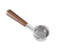 Portafiltro for macchina da caffè a doppio orecchio A49I-58Mm E61 senza fondo, compatibilità for portafiltro con manico in legno, accessori for macchine