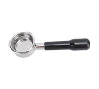 Portafiltro per caffè in acciaio inox senza fondo da 58 mm con 3 orecchie per macchina per caffè espresso Barsetto, estrazione migliorata, facile da pulire, design staccabile con (Noir)