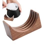 Portafiltro per cialde da caffè, in legno, stabile | Base dello schermo Puck, conservazione efficiente della maggior parte dei filtri a rete per gli amanti dell'espresso