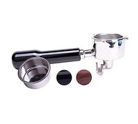 Portafiltro per Delonghi Dedica EC680, EC685 & EC885 SMEG ECF01 - Portafiltro 51 mm con doppio beccuccio - Supporto filtro in acciaio inox con filtro incluso