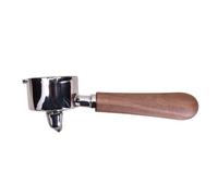 Portafiltro per Delonghi Dedica Serie EC680 EC685 & EC885 - SMEG ECF - beccuccio singolo per vero piacere espresso - legno di noce e acciaio inossidabile