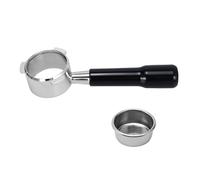 Portafiltro senza fondo da 54 mm per Breville Sage 870/878/880Naked Espresso Tool con cestello filtrante in plastica nera, accessorio da barista per una perfetta estrazione del caffè