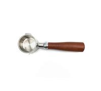 Portafiltro Senza Fondo In Acciaio Inossidabile Da 51 Mm, Manico In Legno, Compatibile Con DeLonghi 311GR-310GR/EC0310 Espresso(51mm rosewood)