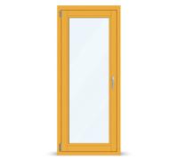 Portafinestra in legno Classico IV 68, pino, chiaro 325, 1 anta ribalta sinistra, 760x1760 mm, configura individualmente