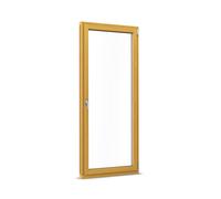Portafinestra in legno Rustico 68, pino, Chiaro 325, 1 anta, AR sinistra, 760x1760 mm, configura individualmente