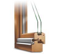 Portafinestra in legno Rustico IV 68, pino, chiaro 325, 1 anta fissa, 635x1760 mm, configura individualmente