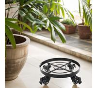 Portafiori Mobile con Meccanismo di Bloccaggio per Piante da Interno ed Esterno