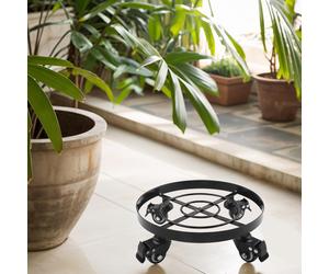 Portafiori Mobile con Meccanismo di Bloccaggio per Piante da Interno ed Esterno