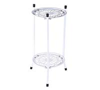 Portafiori - Supporti vasi fiori in metallo, espositore a fiori in ferro battuto multistrato, sgabello supporto fiori interno per balcone, terrazza, portafiori