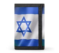 Portafogli a tre ante con bandiera della Palestina Israele con porta carte di credito e 8 slot portachiavi finestra per foto per uomini e donne, Modello 10, Taglia unica, Per tutte le stagioni
