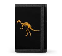 Portafogli a tre ante con ossa di dinosauro, con porta carte di credito, 8 scomparti, portachiavi, finestra per foto, per uomini e donne, Stile 11, Taglia unica, Per tutte le stagioni