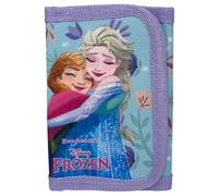Portafogli con chiusura a strappo Frozen Disney accessorio da borsa porta carte monete banconote per bambini 13 x 8 cm
