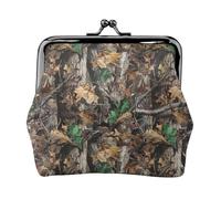 Portafogli con ciondolo a forma di albero freddo con stampa mimetica e portamonete versatile, impermeabile, per chiavi e carte