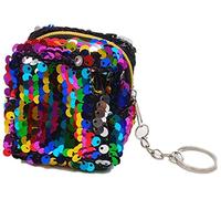 Portafogli con paillettes Borse magiche Portafogli reversibili con glitter Mini portafogli per organizer per il trucco per le donneIntelligente e attraente.