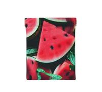 Portafogli da collezione retrò con stampa della macchina fotografica, organizer per monete, supporto per il cambio, borsa da viaggio, per monete, cambiamento, cuffie, Rosso cocomero, Taglia unica,