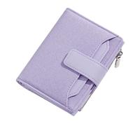 Portafogli da donna in pelle, portafoglio per carte di credito, portamonete alla moda, tasca porta carte per donne, viaggi all'aperto, Porpora, Refer to description, Unisex