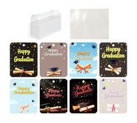 Portafogli di laurea per soldi, Creative Cash & Card, Lightweight Decoration, Graduation Supplies for Boys Girls Senior College & University Graduates, multicolore, QJ078, riferimento alla