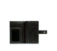 Piquadro Portafoglio quadrato blu RFID in pelle 15,5 cm black (PD1353B2R-N)