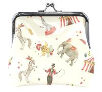 Portafogli e borse in pelle personalizzati, carino, classico, beige, con fibbia per cambio carte, classico Circus Beige, UNITALLA, Classic, Classic Circus Beige, UNITALLA, Classic, Classico Circus