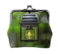 Portafogli Firefly e Lanterna da donna, portamonete da donna, piccolo portafoglio da donna, adatto per le donne, elegante e personalizzato, nero, taglia unica, Art Deco, Nero , Taglia unica, Art Deco