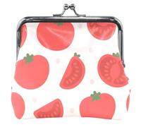 Portafogli in pelle cartoni animati & sacchetti, dolce castello bacio, pomodori freschi, portafoglio di carte bianche per ragazze, pomodori freschi, bianco, classico, Pomodori freschi, Bianco