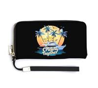 Portafogli in pelle con scritta "I Love It When We're Cruising Together", alla moda, con cinturino da polso, unisex, Stile:, 20.0*10.5cm