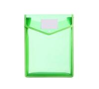 Portafogli in plastica Formato A4/A5 Cartella portadocumenti trasparente impermeabile busta Portadocumenti di espansione con fibbia a scatto(1pcs A5 Green)