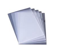Portafogli in PVC ABS | Trasparente A4 22x31 cm 10/20/30 PZ: Portadocumenti Ufficio Casa(10 Pcs)