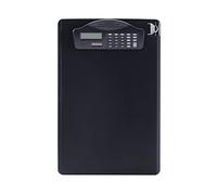 Portafogli multifunzionale 3 in 1 con calcolatore solare porta penna scala e anellatura blocco per scrittura file A4 ideale studenti ufficio uso aziendale