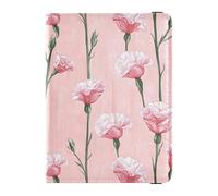 Portafogli per passaporto e vaccino con garofano, con scomparto per carte di vaccino e vaccini, impermeabile, con scomparto per carte di vaccino